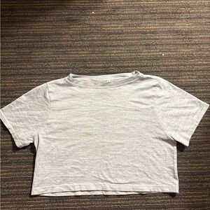 Gray Women's Crop Top
